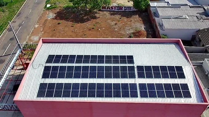 Instalação solar real executada pela Pixel Solar